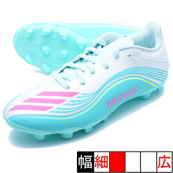 F50MESSILEAGUEHG/AGJアディダスadidasJQ0941フットウェアホワイトジュニアサッカースパイク