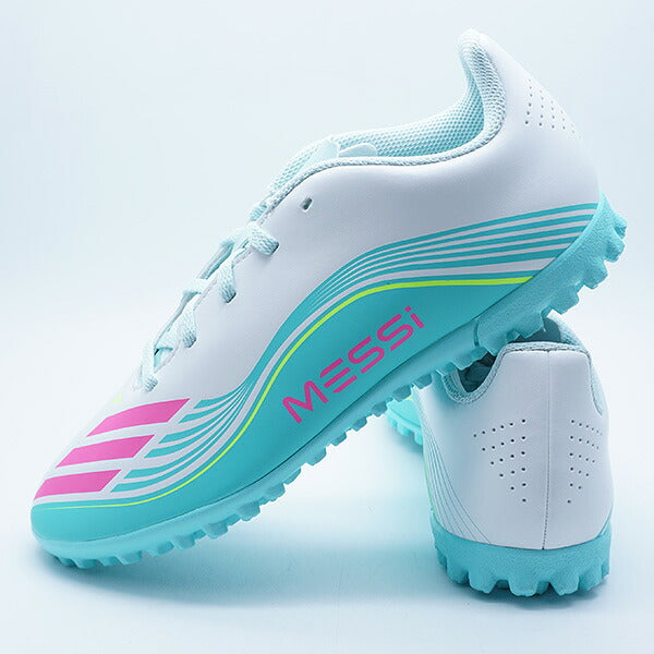 F50メッシCLUBTFアディダスadidasJQ0949ホワイトジュニアサッカートレーニングシューズ