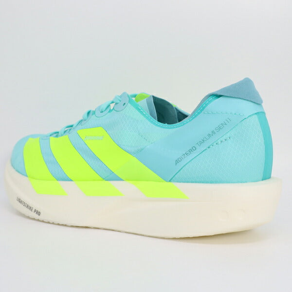 アディダスadidasメンズランニングシューズADIZEROTAKUMISEN11アディゼロタクミセン11マラソンジョギンググリーンJQ2813