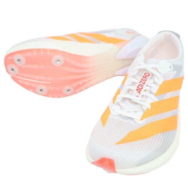 アディダスadidas陸上ランニングスパイクアディゼロアンビションADIZEROAMBITION中距離用ホワイトJQ5930