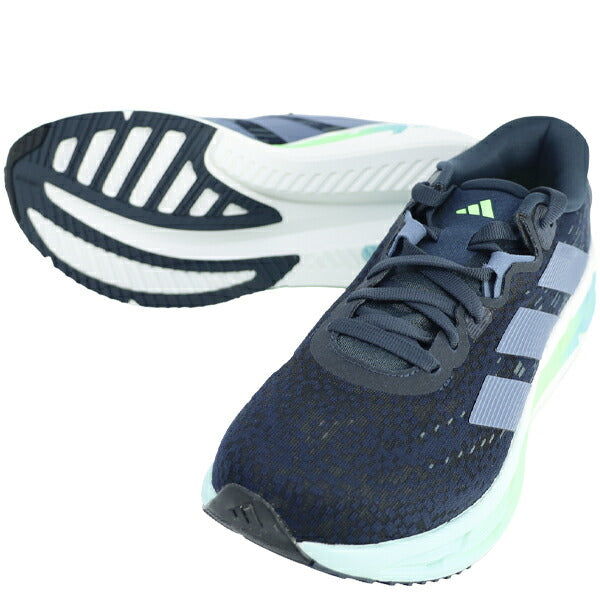 【ショップ限定エントリーでさらに+9倍】アディダスadidasメンズランニングシューズADISTAR4アディスター4マラソンジョギングネイビーJR0310