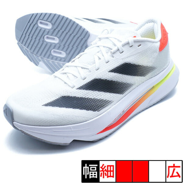 【ショップ限定エントリーでさらに+9倍】アディゼロSL2WアディダスadidasJR0738フットウェアホワイトランニングシューズ