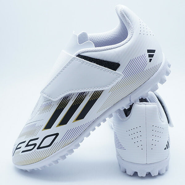 【ショップ限定エントリーでさらに+9倍】【送料無料】F50CLUBVELTFJアディダスadidasJR1700フットウェアホワイトジュニアサッカートレーニングシューズベルクロ