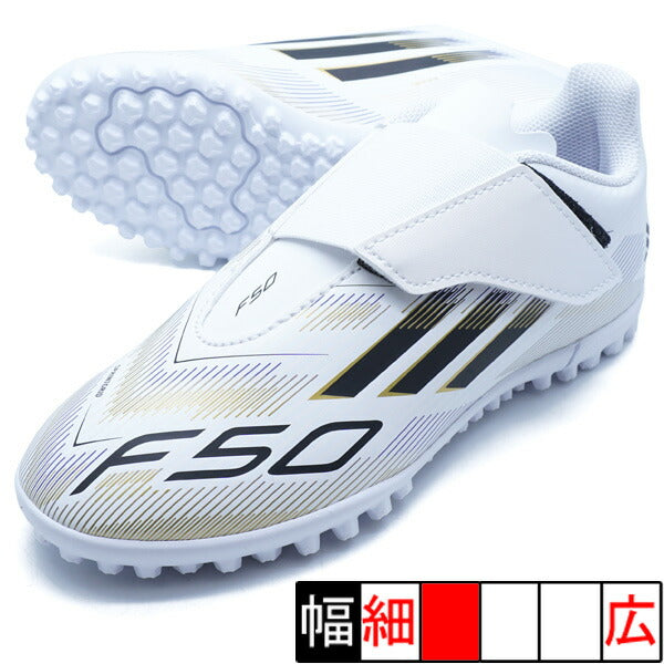 【ショップ限定エントリーでさらに+9倍】【送料無料】F50CLUBVELTFJアディダスadidasJR1700フットウェアホワイトジュニアサッカートレーニングシューズベルクロ