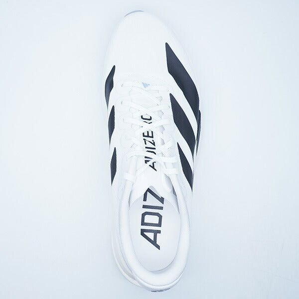 AdizeroEVOSLWOVENMアディダスadidasJR1912ホワイトブラックランニングシューズ