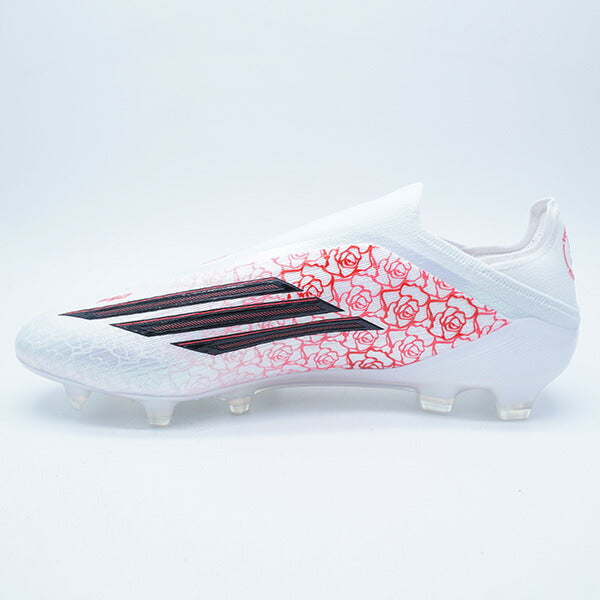 F50ELITEレースレスFGアディダスadidasJR4441ホワイトサッカースパイク天然芝