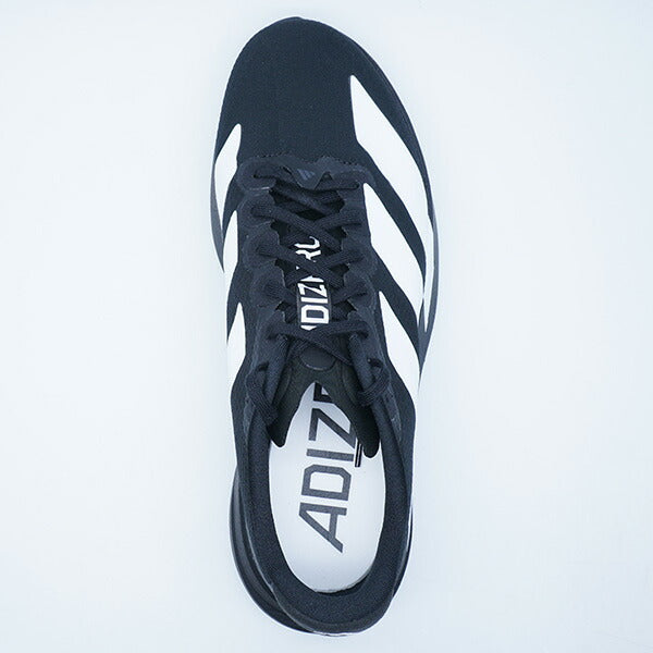 AdizeroEVOSLWOVENMアディダスadidasJR4728ブラックホワイトランニングシューズ
