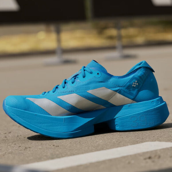 アディダスadidasレディースランニングシューズアディゼロアディオスプロ4ADIZEROADIOSPRO4マラソンジョギングブルーJR4797