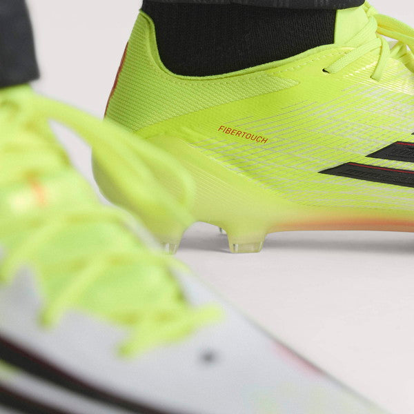 F50ELITEFGアディダスadidasJR6457チームソーラーイエローサッカースパイク天然芝