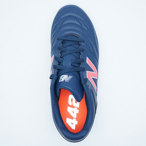 【ショップ限定エントリーでさらに+9倍】442ACADEMYHGJNRV2ニューバランスNewBalanceJS43HMP2Wネイビージュニアサッカースパイク