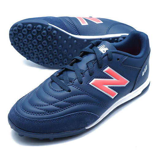 【ショップ限定エントリーでさらに+9倍】442ACADEMYTFJNRV2ニューバランスNewBalanceJS43TMP2Wネイビージュニアサッカートレーニングシューズ