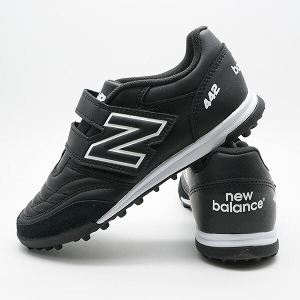 【ショップ限定エントリーでさらに+9倍】442v2VTFJNRニューバランスNewBalanceJS4VTBK2ブラックジュニアサッカートレーニングシューズベルクロ