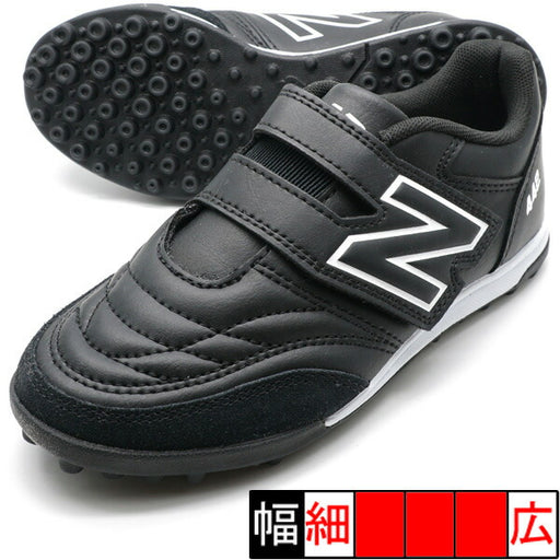 【ショップ限定エントリーでさらに+9倍】442v2VTFJNRニューバランスNewBalanceJS4VTBK2ブラックジュニアサッカートレーニングシューズベルクロ