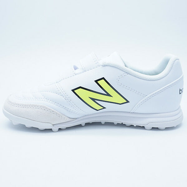 【ショップ限定エントリーでさらに+9倍】442JRVTFニューバランスNewBalanceJS4VTIB2-Wホワイトジュニアサッカートレーニングシューズベルクロ