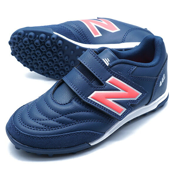 【ショップ限定エントリーでさらに+9倍】442VTFJNRV2ニューバランスNewBalanceJS4VTMP2Wネイビージュニアサッカートレーニングシューズ