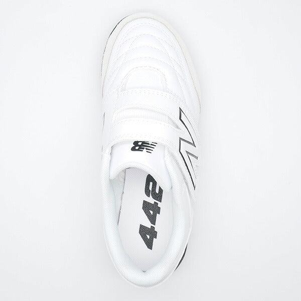 【ショップ限定エントリーでさらに+9倍】442v2VTFJNRニューバランスNewBalanceJS4VTWT2ホワイトジュニアサッカートレーニングシューズベルクロ