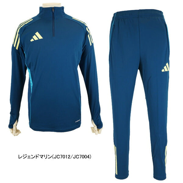 【上下セット】アディダスadidasTIRO25ハーフジップトレーニング上下JSK17-JSK21サッカーフットサルジャージ上下セット練習着メンズ