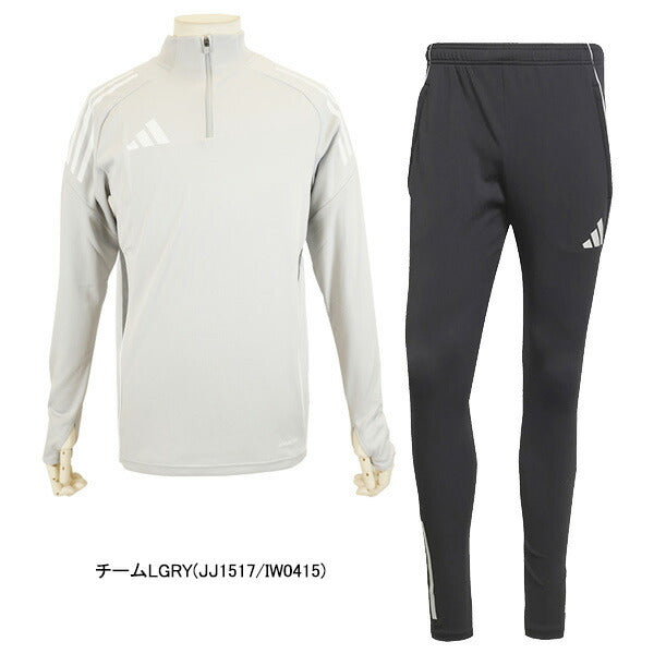 【上下セット】アディダスadidasTIRO25ハーフジップトレーニング上下JSK17-JSK21サッカーフットサルジャージ上下セット練習着メンズ