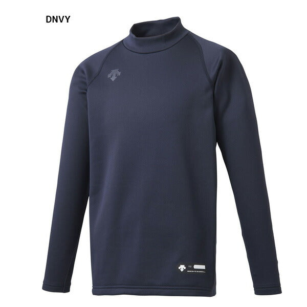 【ネコポス送料無料】デサントDESCENTEジュニア長袖アンダーシャツハイネックリラックスフィットシャツヒート肉厚裏起毛子供野球普段着JSTD658