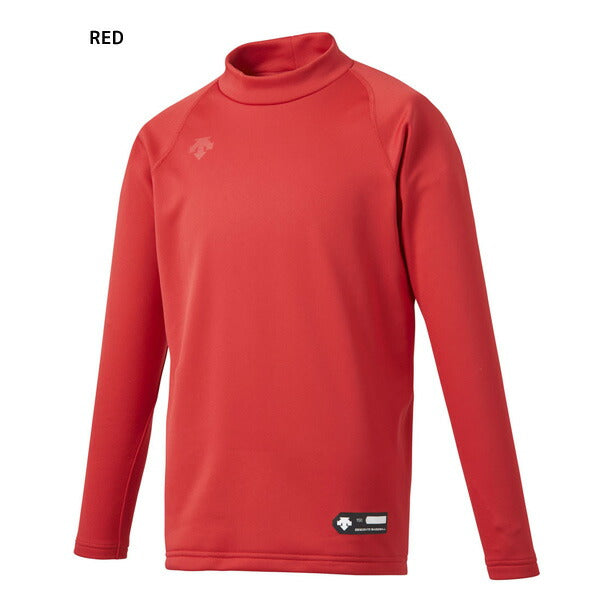 【ネコポス送料無料】デサントDESCENTEジュニア長袖アンダーシャツハイネックリラックスフィットシャツヒート肉厚裏起毛子供野球普段着JSTD658