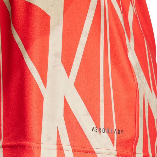 バイエルンミュンヘンBAY2024-25プレマッチジャージーJTA76-JD8335サッカーレプリカプラクティスシャツ半袖練習着レッドアディダスadidas