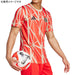 バイエルンミュンヘンBAY2024-25プレマッチジャージーJTA76-JD8335サッカーレプリカプラクティスシャツ半袖練習着レッドアディダスadidas