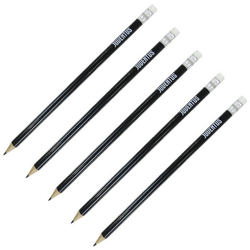 【ネコポス対応可】ユベントス鉛筆5本セットJU1474-5Pサッカーサポーターグッズ文房具