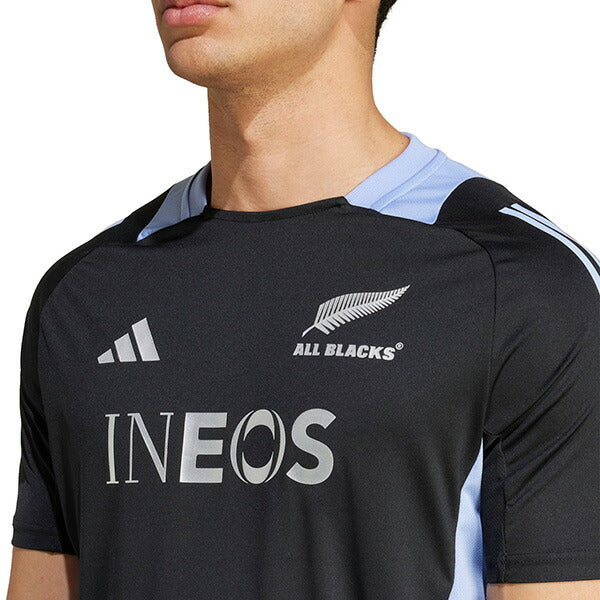 【ネコポス送料無料】オールブラックスAEROREADY半袖TシャツJUJ26ラグビープラシャツ練習着吸汗速乾アディダスadidas