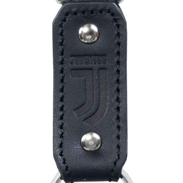 【ネコポス対応可】ユベントスFCJUV本革レザーキーチェーンキーホルダーJUV32882サッカーセリエA海外クラブチームオフィシャルグッズ