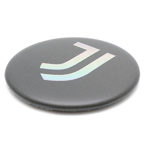 【ネコポス対応可】ユベントスオフィシャルJUV缶マグネット2個SETJUV35078サッカー直径約5.5cmサポーターグッズ