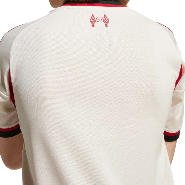 リバプールジュニアLFC2025-26レプリカアウェイユニフォームJYF48-JV6453サッカー半袖子供用アディダスadidas