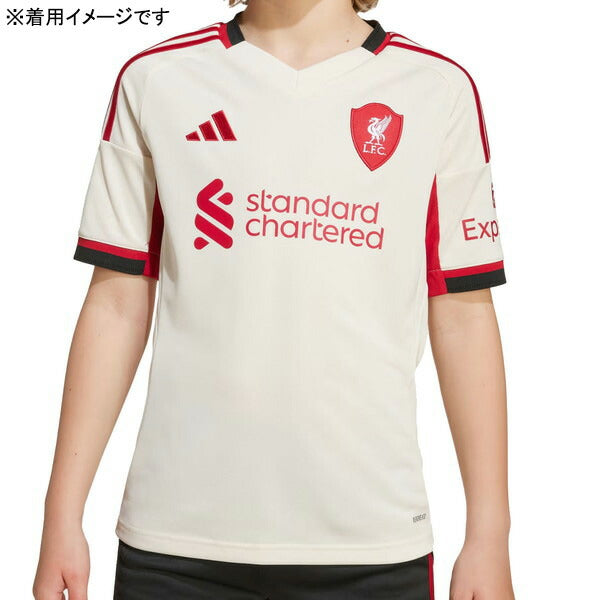 リバプールジュニアLFC2025-26レプリカアウェイユニフォームJYF48-JV6453サッカー半袖子供用アディダスadidas