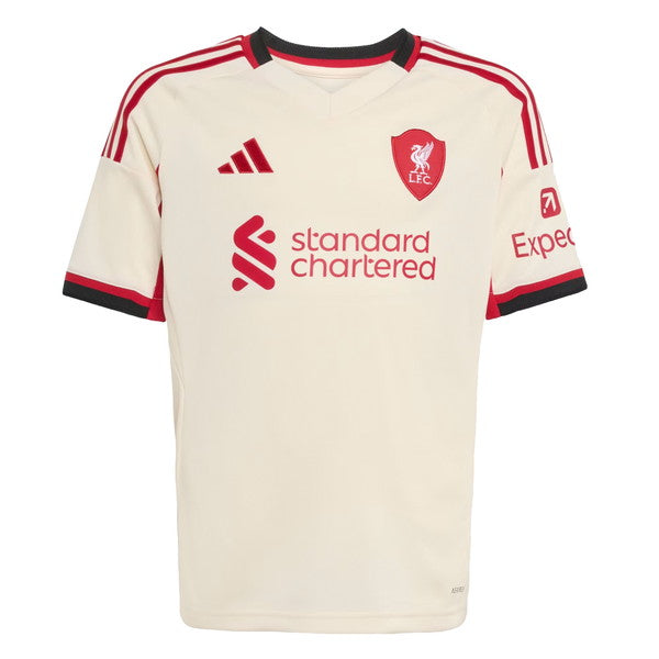 リバプールジュニアLFC2025-26レプリカアウェイユニフォームJYF48-JV6453サッカー半袖子供用アディダスadidas