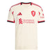 リバプールLFC2025-26レプリカアウェイユニフォームJYF80-JV6487サッカー半袖ワンダーホワイトアディダスadidas