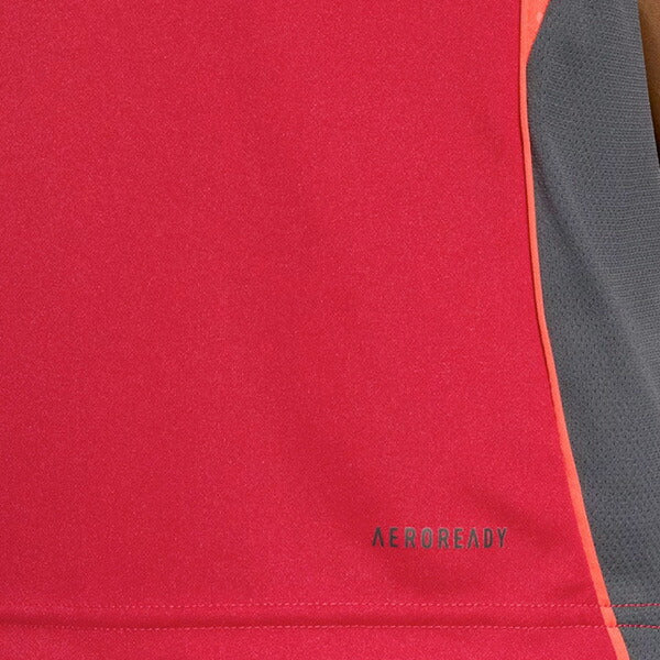 リバプールジュニアLFCトレーニングジャージーJZN14-KB1468サッカーレプリカプラクティスシャツレッド子供用アディダスadidas