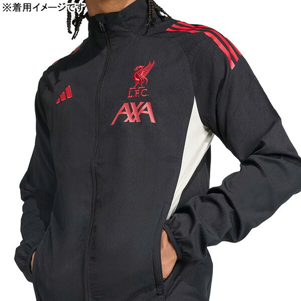 リバプール裏メッシュLFC2025-26プレゼンジャケットJZN24-JV6572サッカーレプリカトレーニングウェアアディダスadidas