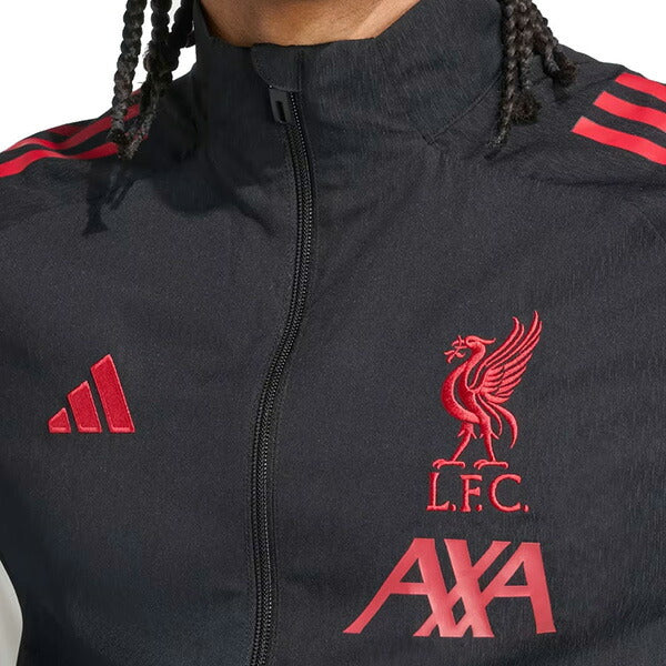 リバプール裏メッシュLFC2025-26プレゼンジャケットJZN24-JV6572サッカーレプリカトレーニングウェアアディダスadidas