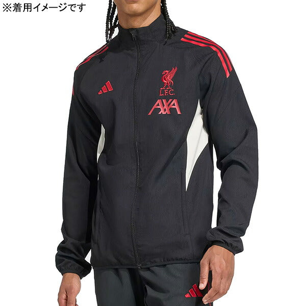 リバプール裏メッシュLFC2025-26プレゼンジャケットJZN24-JV6572サッカーレプリカトレーニングウェアアディダスadidas