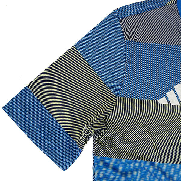 レアルマドリードジュニアRMD2025-26プレマッチジャージーJZU82-JP4153サッカーレプリカプラシャツ半袖ブルーバード子供用アディダスadidas