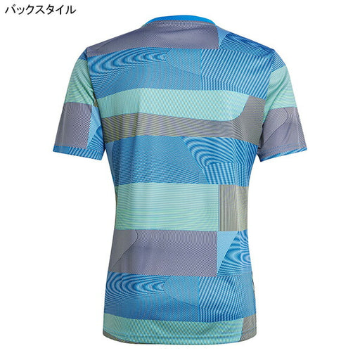 レアルマドリードRMD2025-26プレマッチジャージーJZU84-JP4155サッカーレプリカプラシャツ半袖ブルーバードアディダスadidas