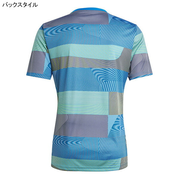 レアルマドリードRMD2025-26プレマッチジャージーJZU84-JP4155サッカーレプリカプラシャツ半袖ブルーバードアディダスadidas