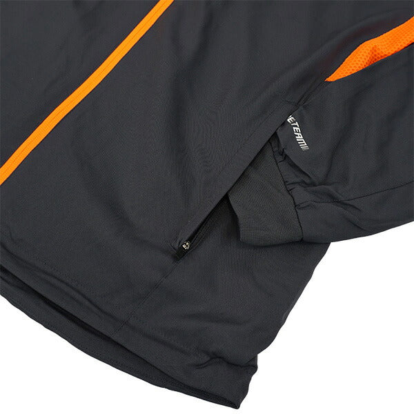 ケルメKELMEトレーニングジャケットK088サッカーフットサル練習着グレーオレンジメンズ