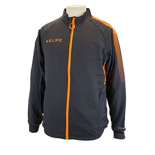 ケルメKELMEトレーニングジャケットK088サッカーフットサル練習着グレーオレンジメンズ