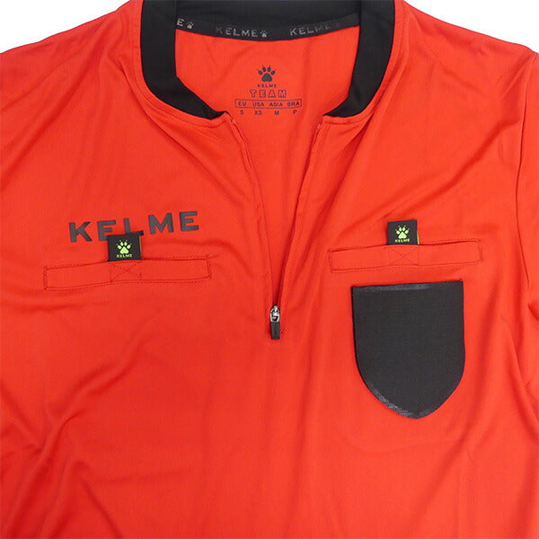 ケルメKELMEレフリーシャツ&パンツセットK15Z225-1サッカーフットサル審判半袖シャツハーフパンツメンズ