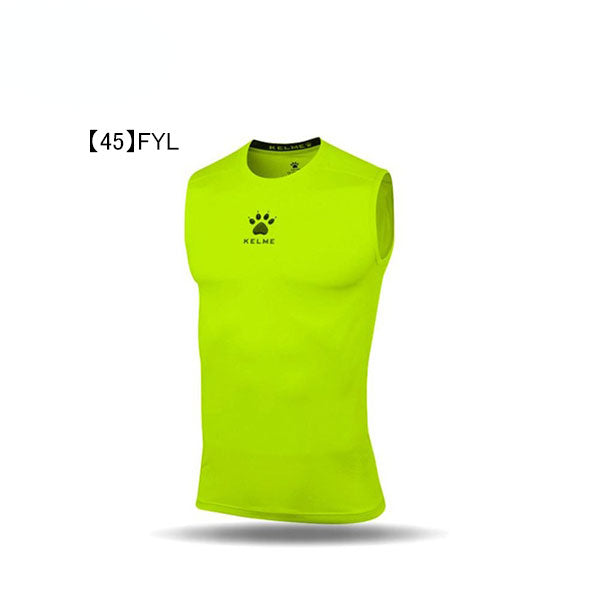 【ネコポス送料無料】ケルメKELMEスリーブレスインナーシャツK15Z730サッカーフットサルコンプレッションアンダーシャツノースリーブメンズ