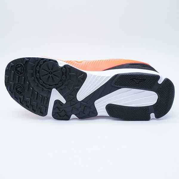 【ショップ限定エントリーでさらに+9倍】スピードスタッズ4ベルトミズノmizunoK1GC242352オレンジ×ブラックジュニアランニングシューズ