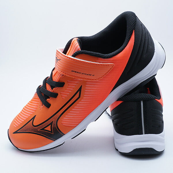 【ショップ限定エントリーでさらに+9倍】スピードスタッズ4ベルトミズノmizunoK1GC242352オレンジ×ブラックジュニアランニングシューズ