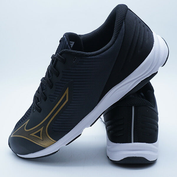 【送料無料】スピードスタッズ4ミズノmizunoK1GC2425-02ブラックゴールドジュニアランニングシューズ