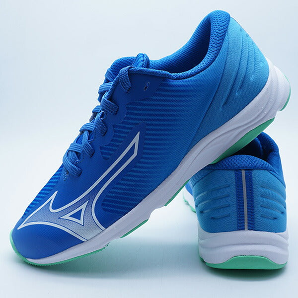 【送料無料】スピードスタッズ4ミズノmizunoK1GC2425-10ブルーホワイトジュニアランニングシューズ