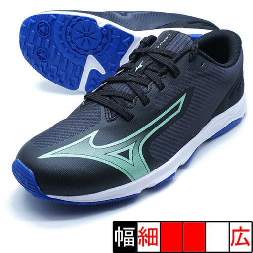 【ショップ限定エントリーでさらに+9倍】スピードスタッズ4ミズノmizunoK1GC242507ブラックジュニアランニングシューズ